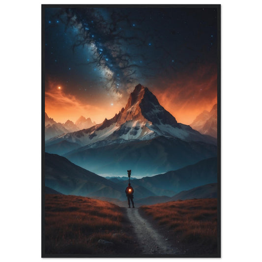 Premium Matte Paper Wooden Framed Poster