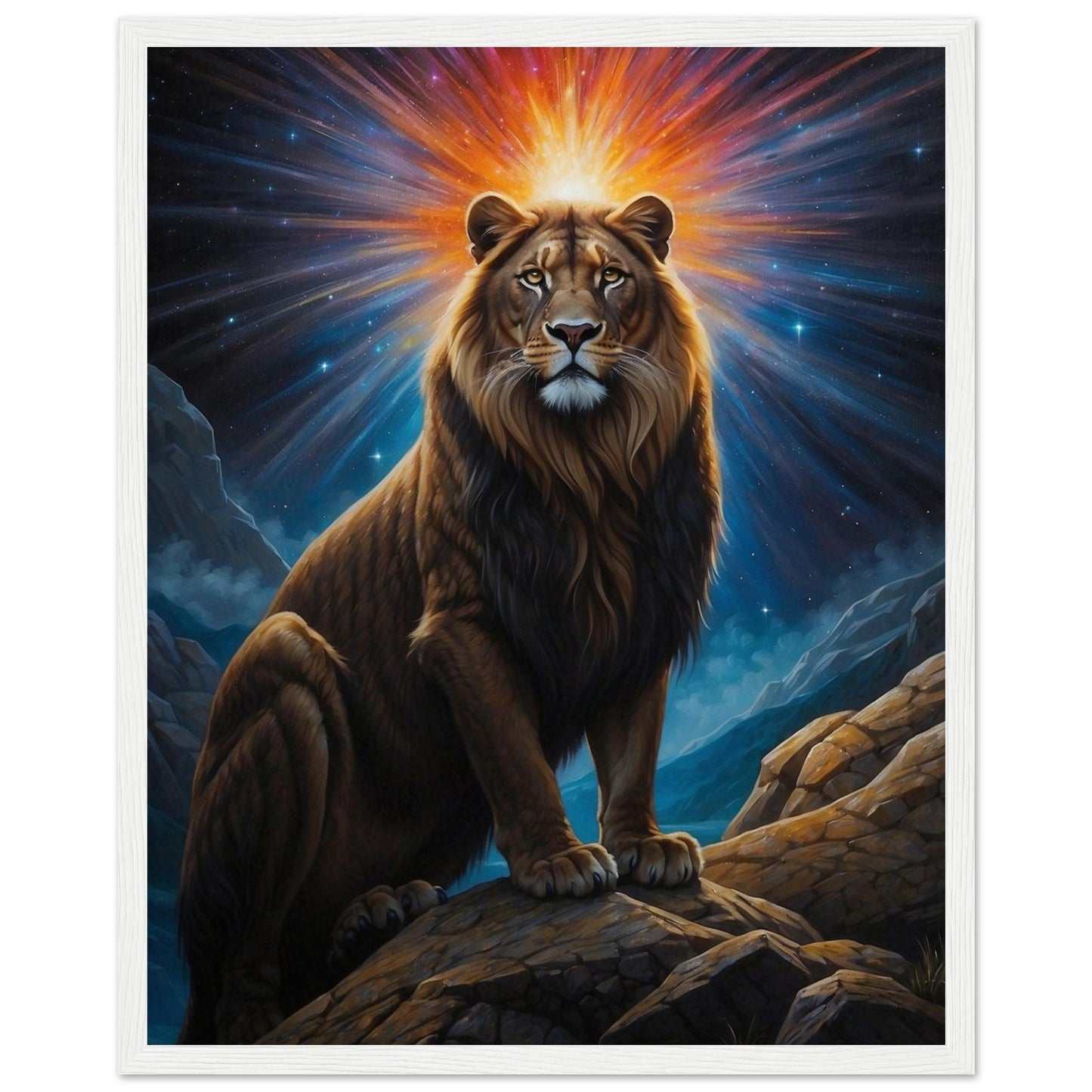 Premium Matte Paper Wooden Framed Poster