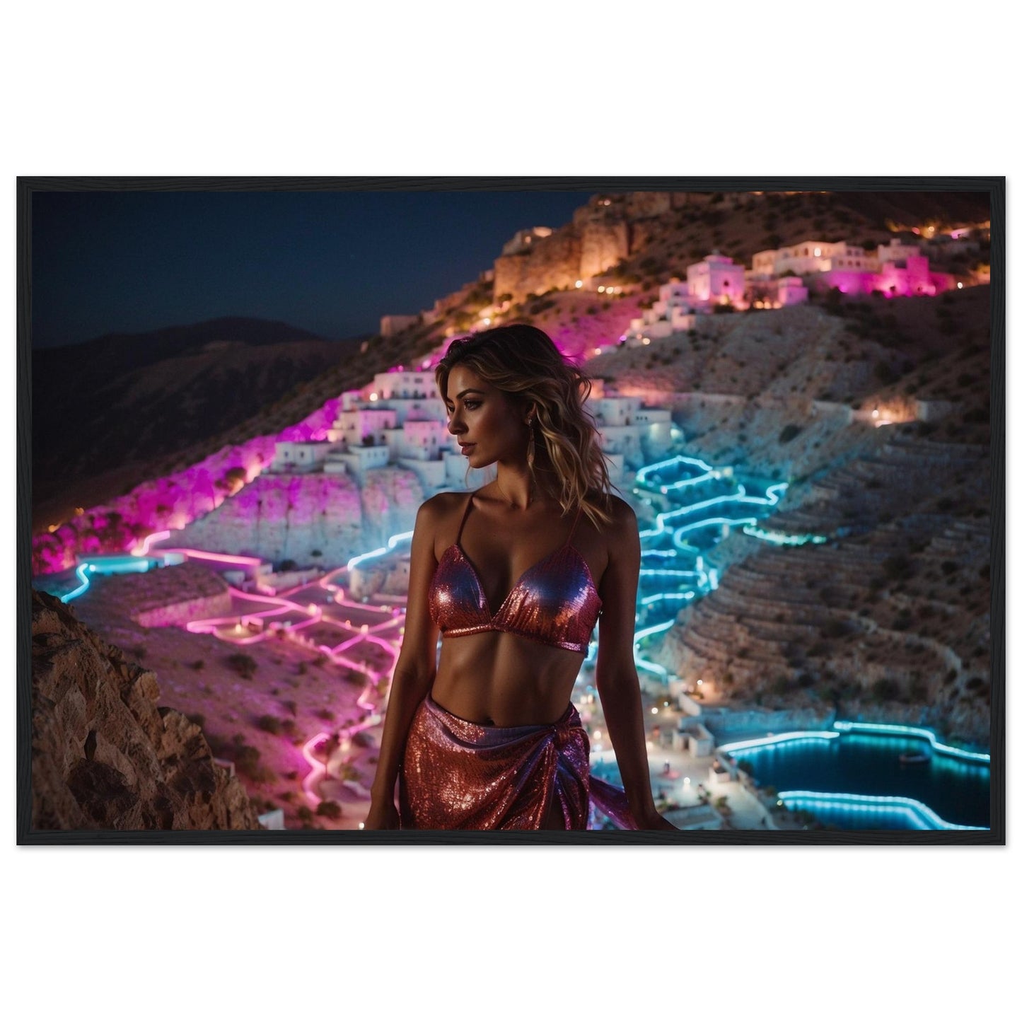 Premium Matte Paper Wooden Framed Poster