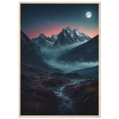Premium Matte Paper Wooden Framed Poster