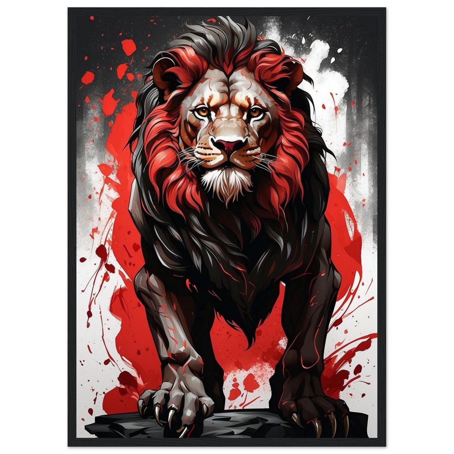 Premium Matte Paper Wooden Framed Poster
