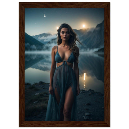 Premium Matte Paper Wooden Framed Poster