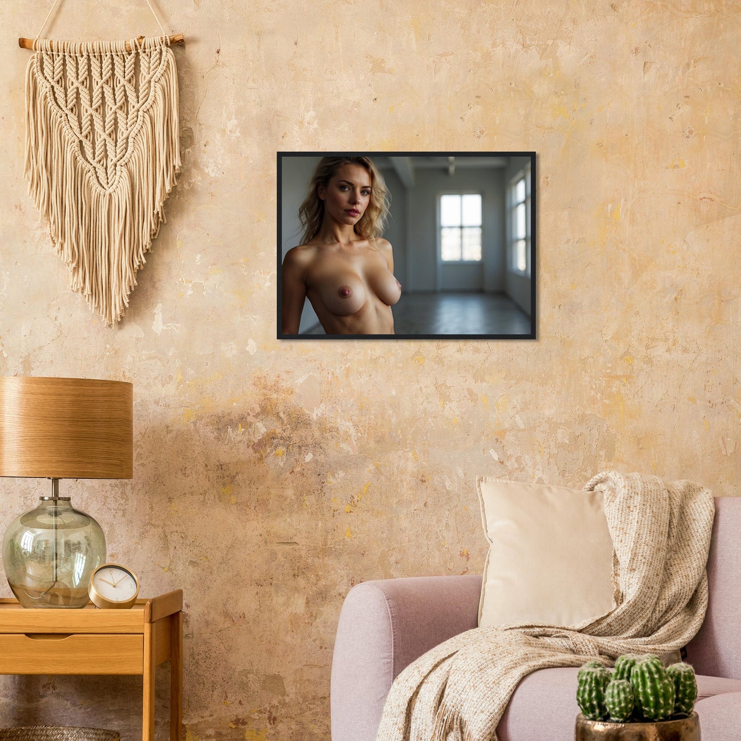 Premium Matte Paper Wooden Framed Poster