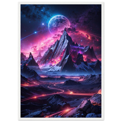 Premium Matte Paper Wooden Framed Poster