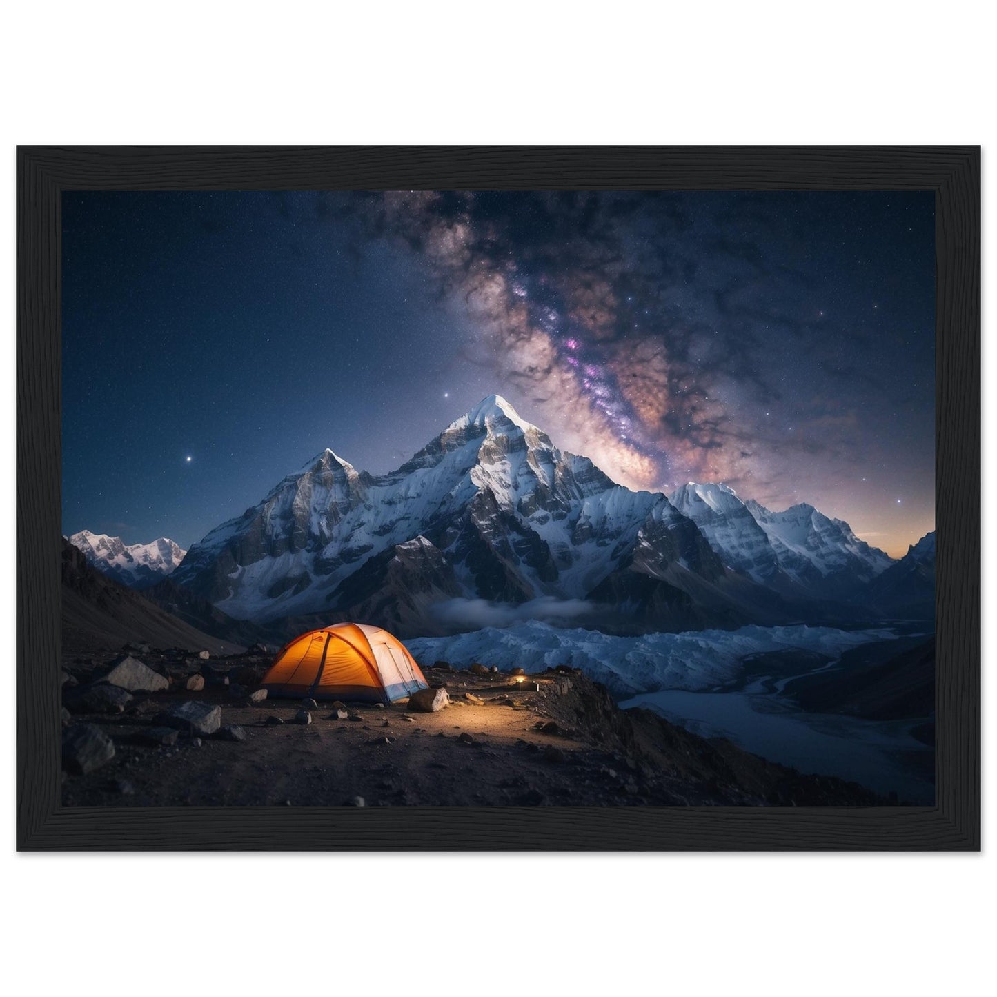 Premium Matte Paper Wooden Framed Poster