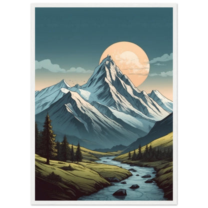 Premium Matte Paper Wooden Framed Poster