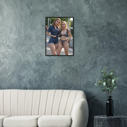 Premium Matte Paper Wooden Framed Poster