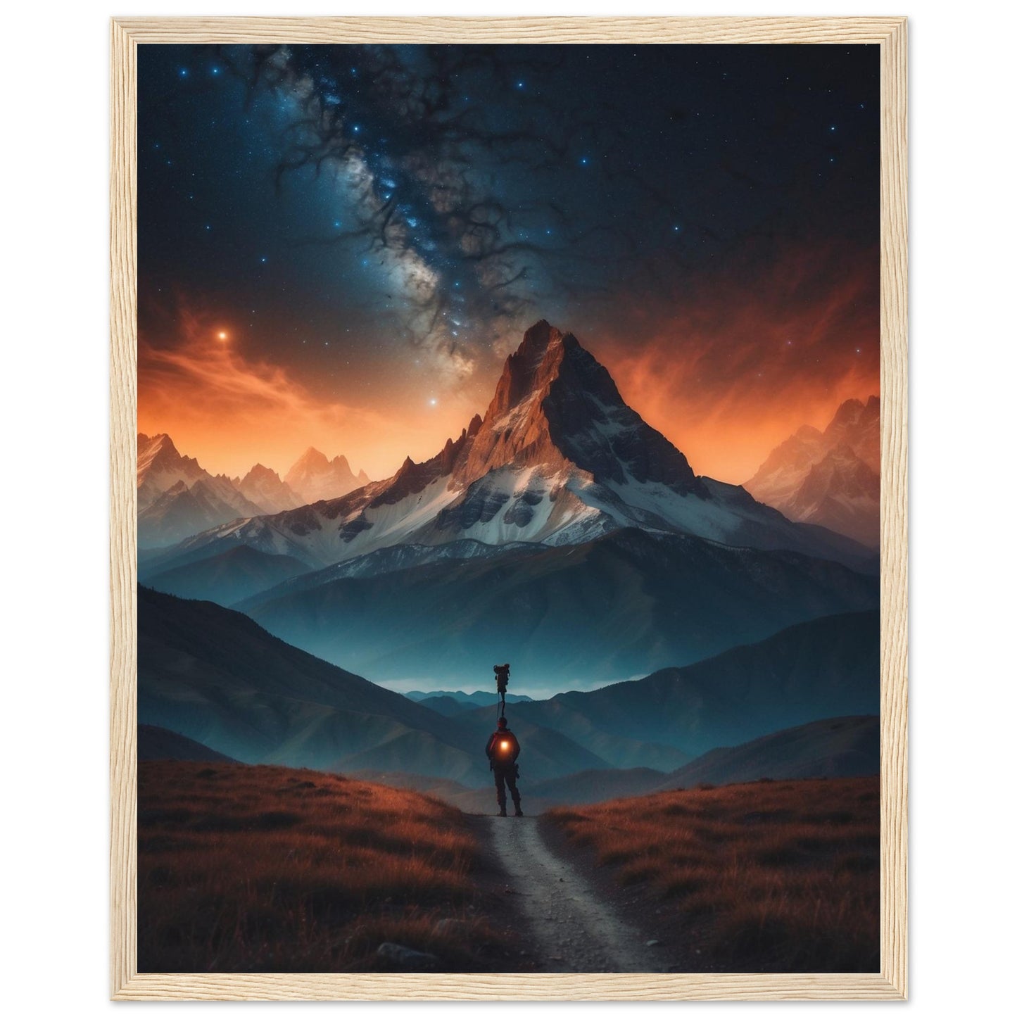 Premium Matte Paper Wooden Framed Poster