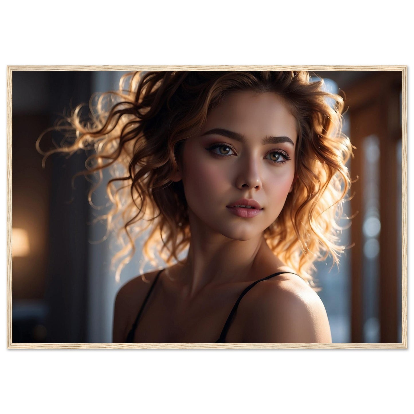 Premium Matte Paper Wooden Framed Poster