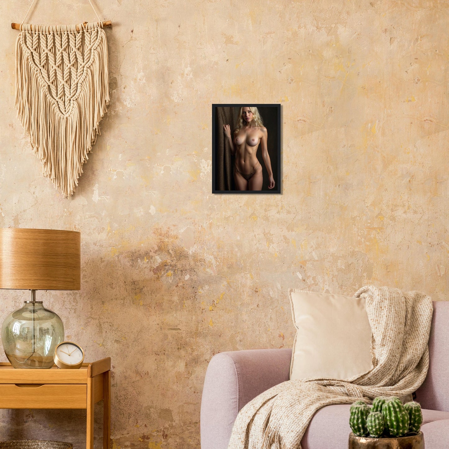 Premium Matte Paper Wooden Framed Poster