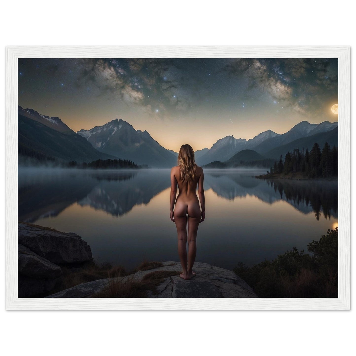 Premium Matte Paper Wooden Framed Poster
