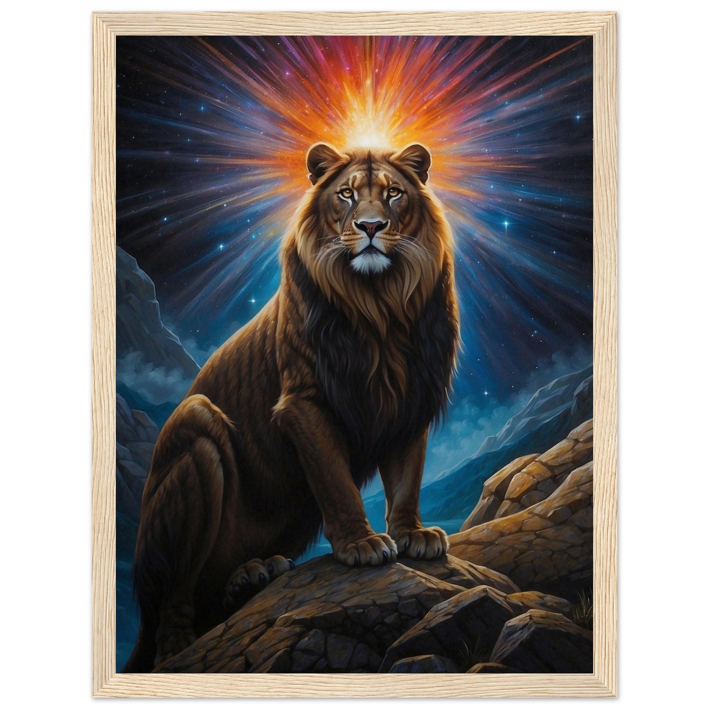 Premium Matte Paper Wooden Framed Poster