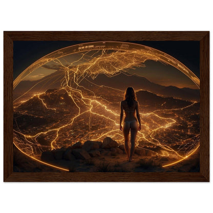 Premium Matte Paper Wooden Framed Poster