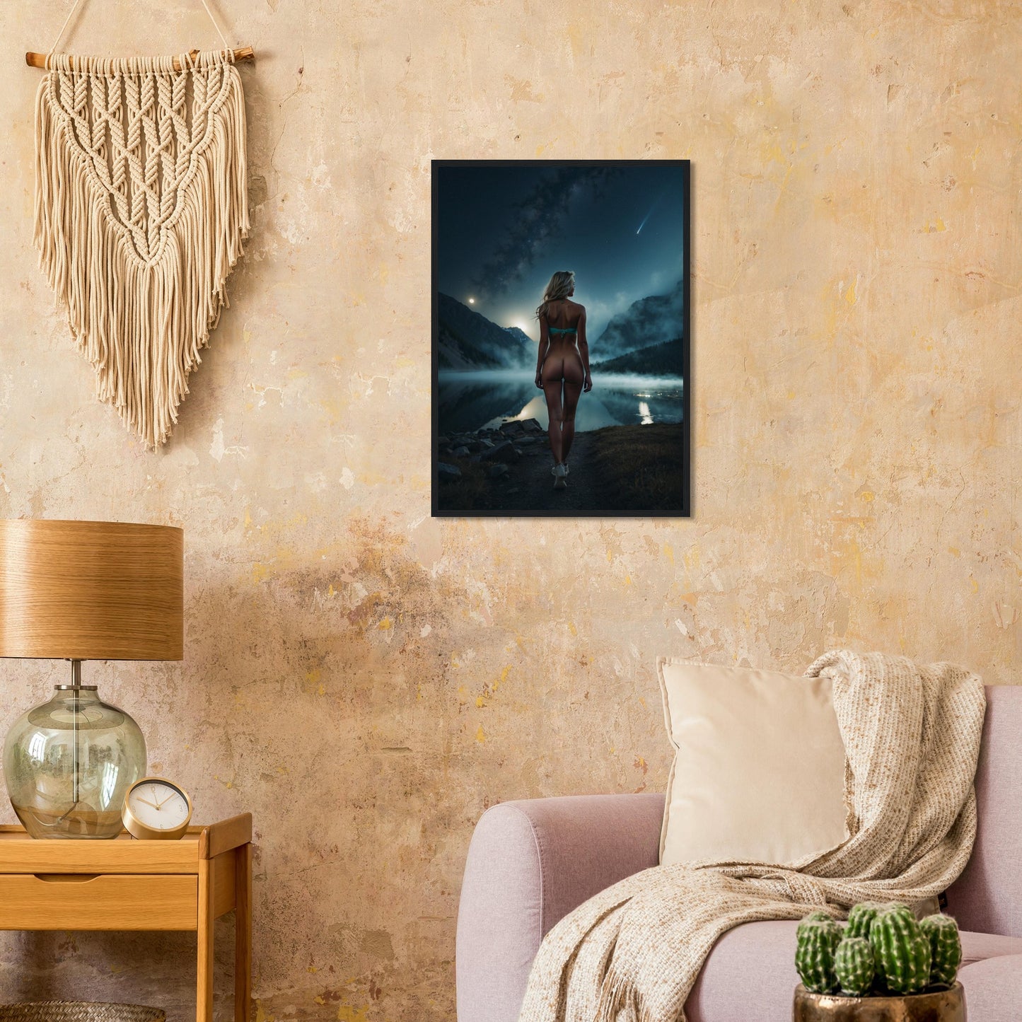 Premium Matte Paper Wooden Framed Poster