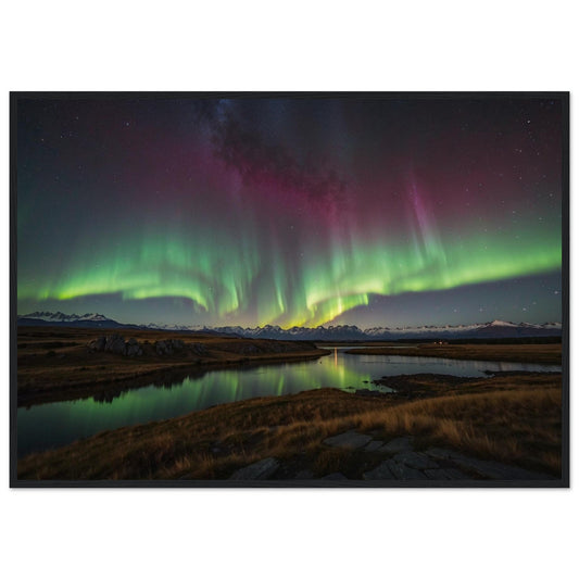 Premium Matte Paper Wooden Framed Poster