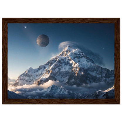Premium Matte Paper Wooden Framed Poster