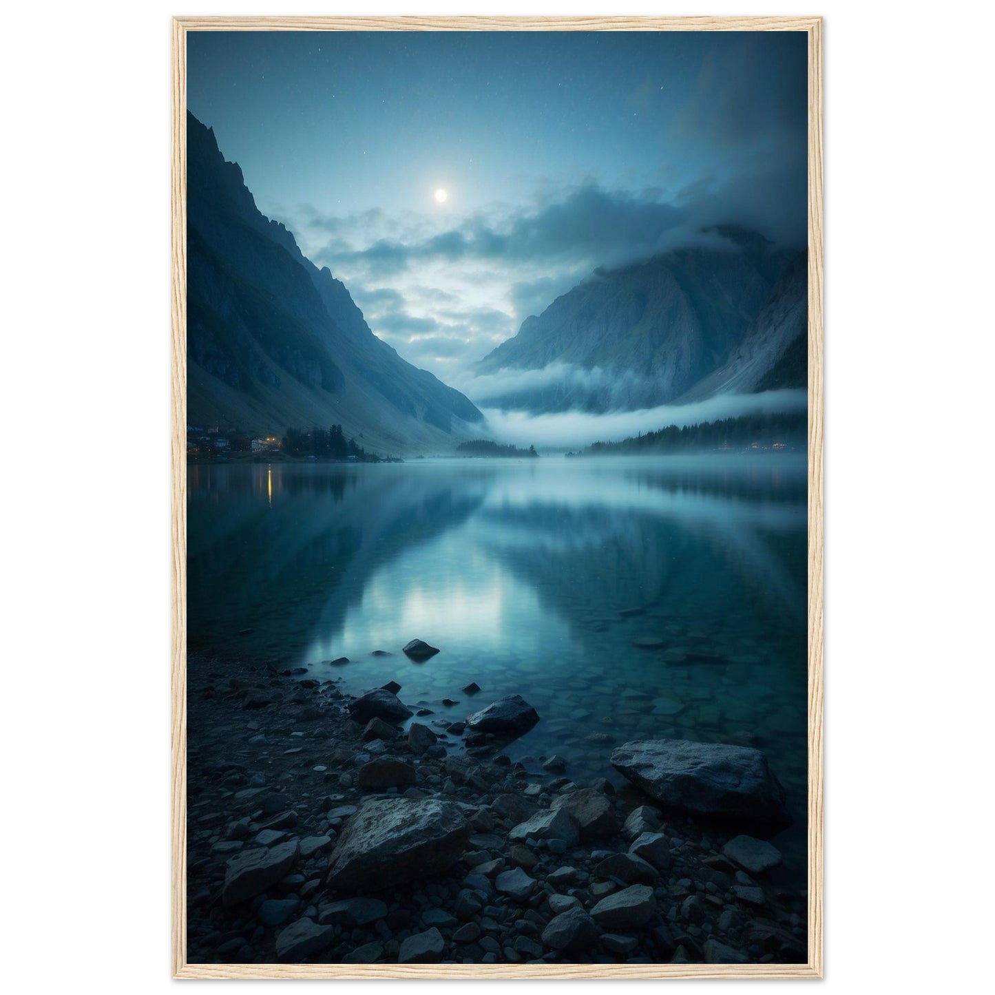 Premium Matte Paper Wooden Framed Poster