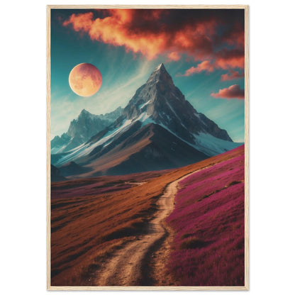 Premium Matte Paper Wooden Framed Poster