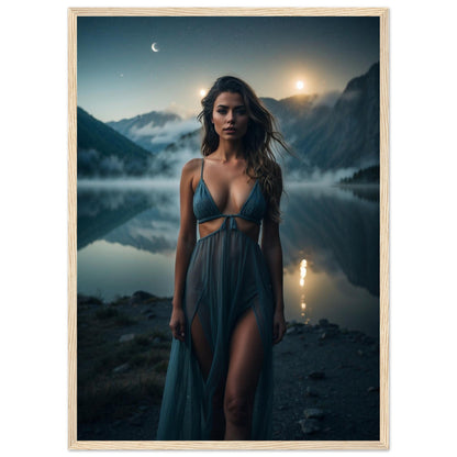 Premium Matte Paper Wooden Framed Poster