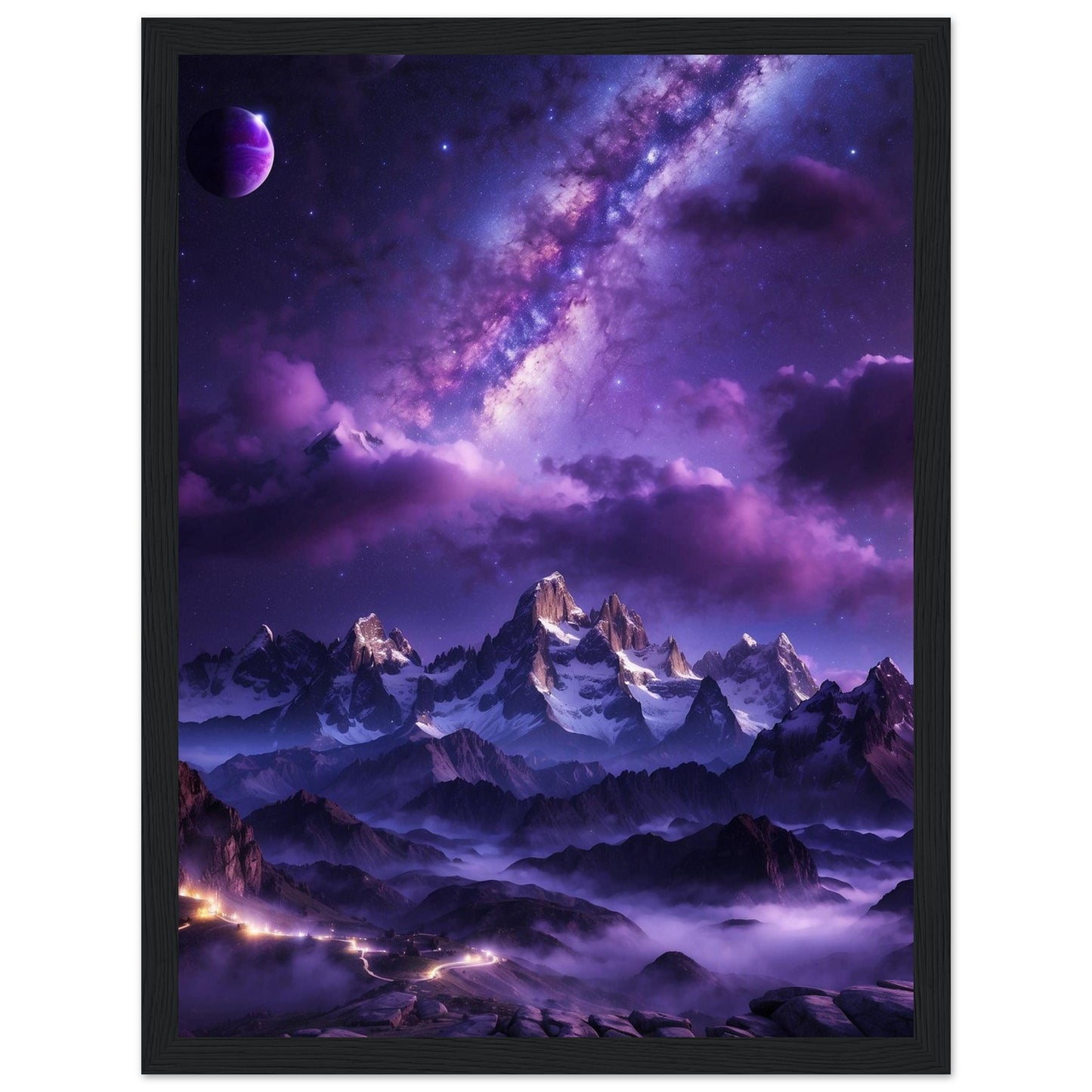 Premium Matte Paper Wooden Framed Poster