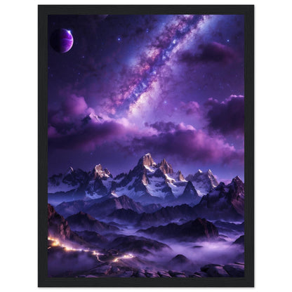 Premium Matte Paper Wooden Framed Poster