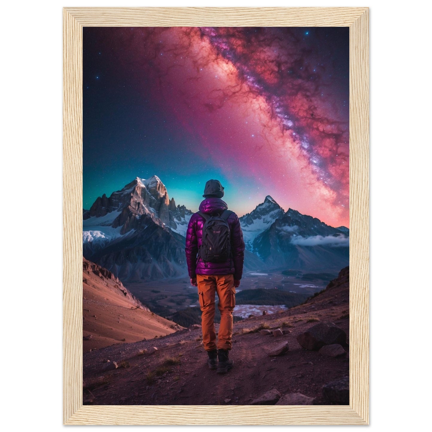 Premium Matte Paper Wooden Framed Poster