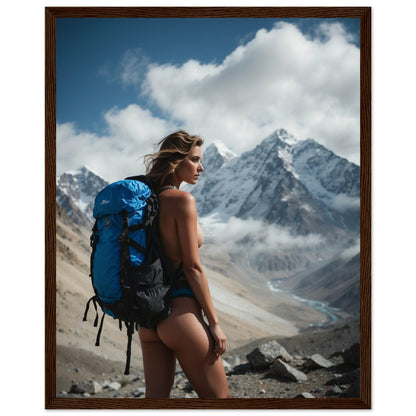 Premium Matte Paper Wooden Framed Poster