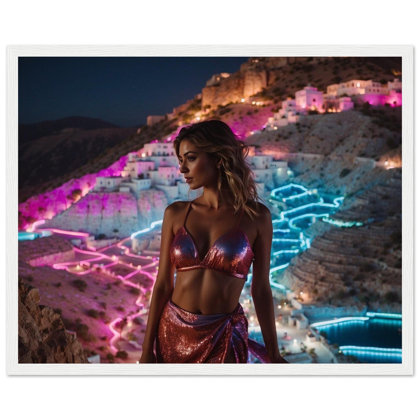 Premium Matte Paper Wooden Framed Poster