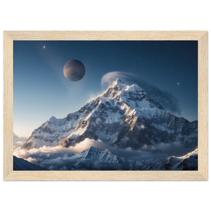 Premium Matte Paper Wooden Framed Poster