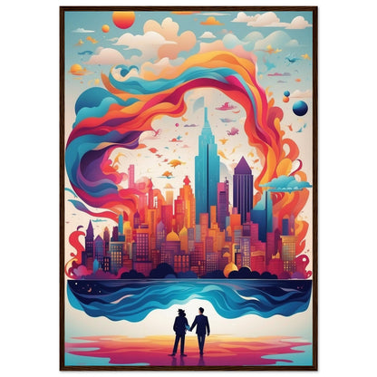Premium Matte Paper Wooden Framed Poster