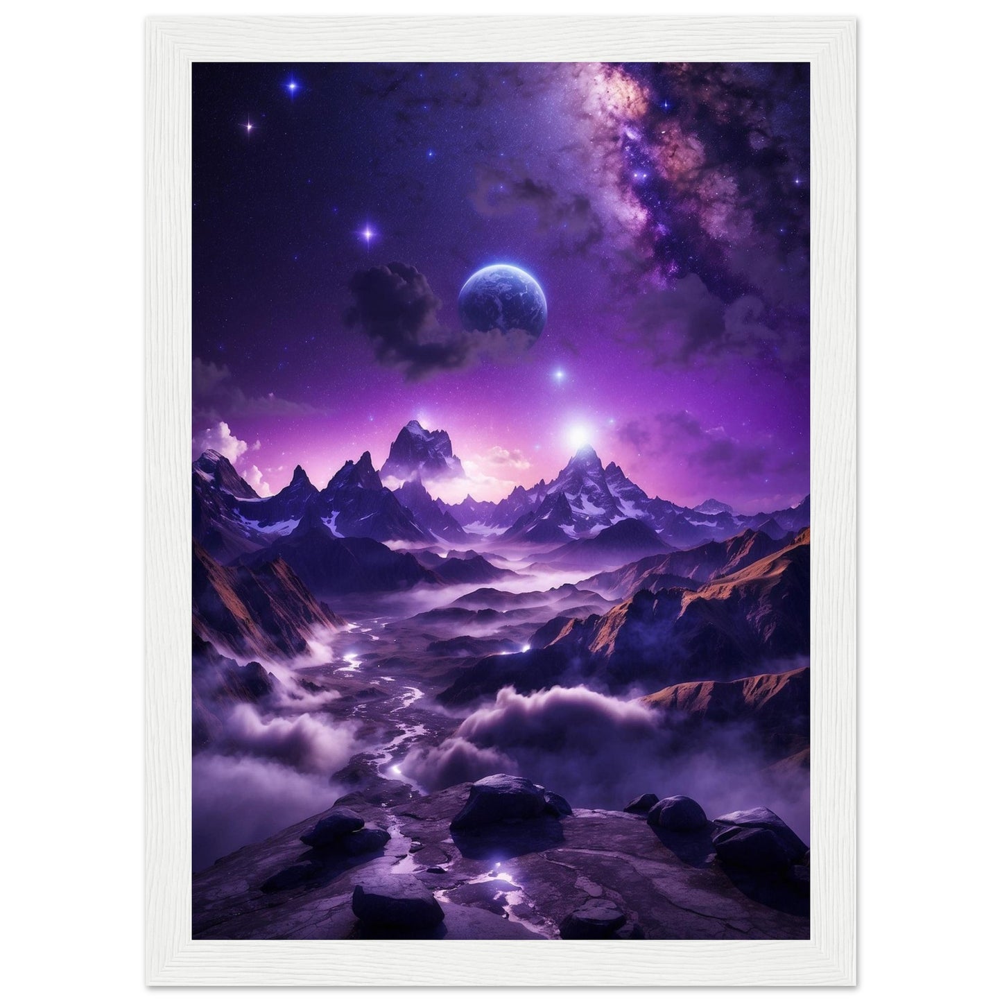 Premium Matte Paper Wooden Framed Poster