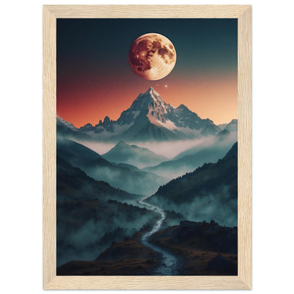 Premium Matte Paper Wooden Framed Poster