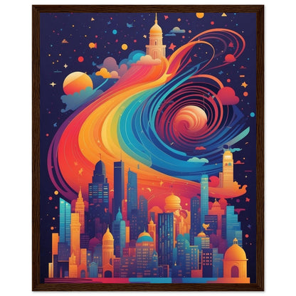Premium Matte Paper Wooden Framed Poster