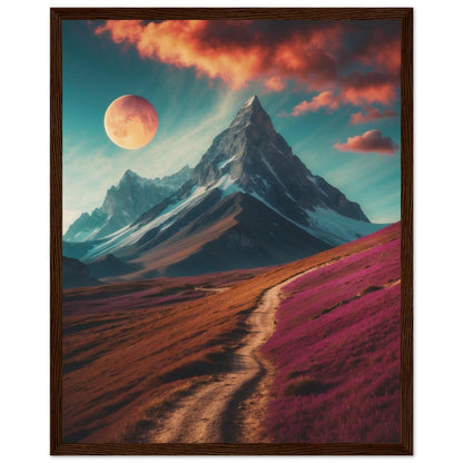 Premium Matte Paper Wooden Framed Poster