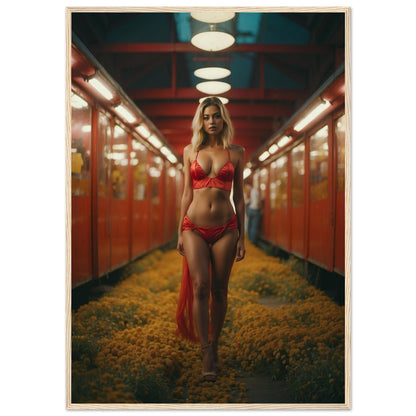 Premium Matte Paper Wooden Framed Poster