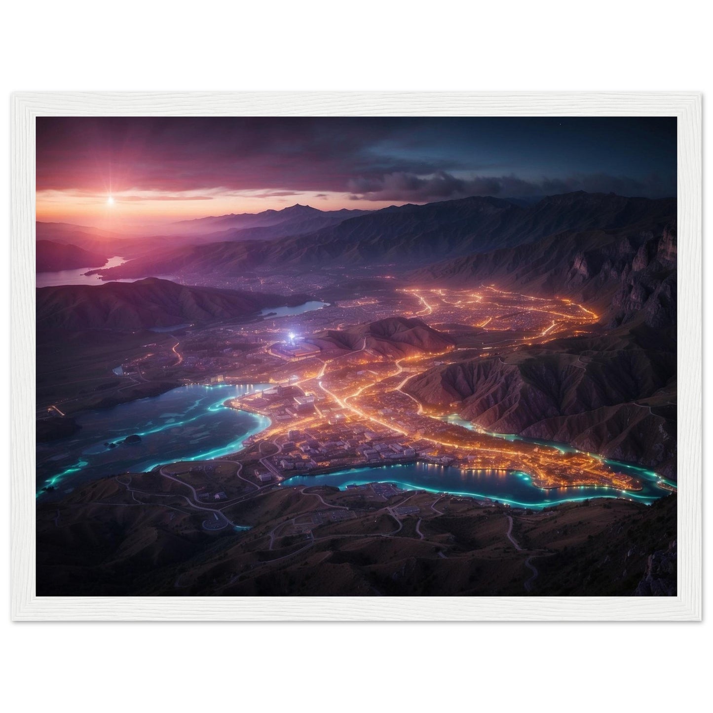 Premium Matte Paper Wooden Framed Poster