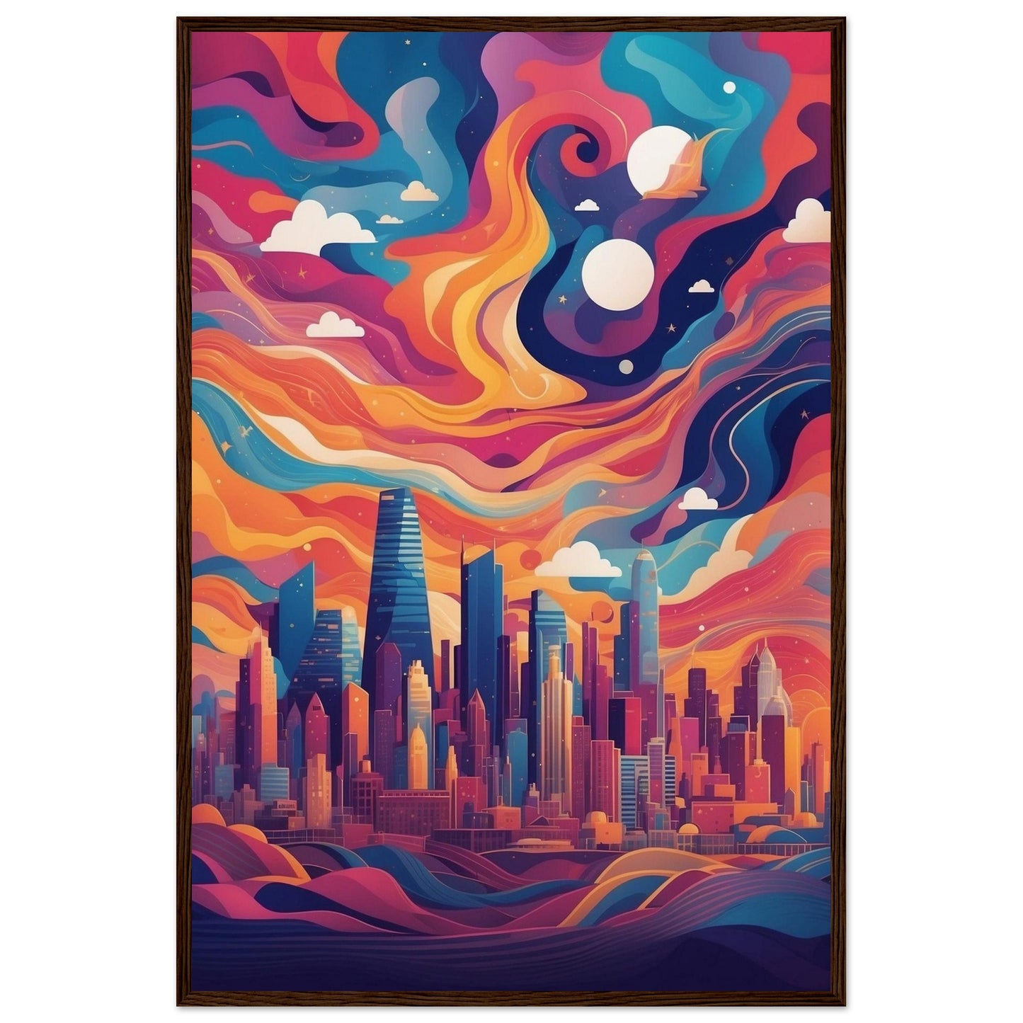 Premium Matte Paper Wooden Framed Poster