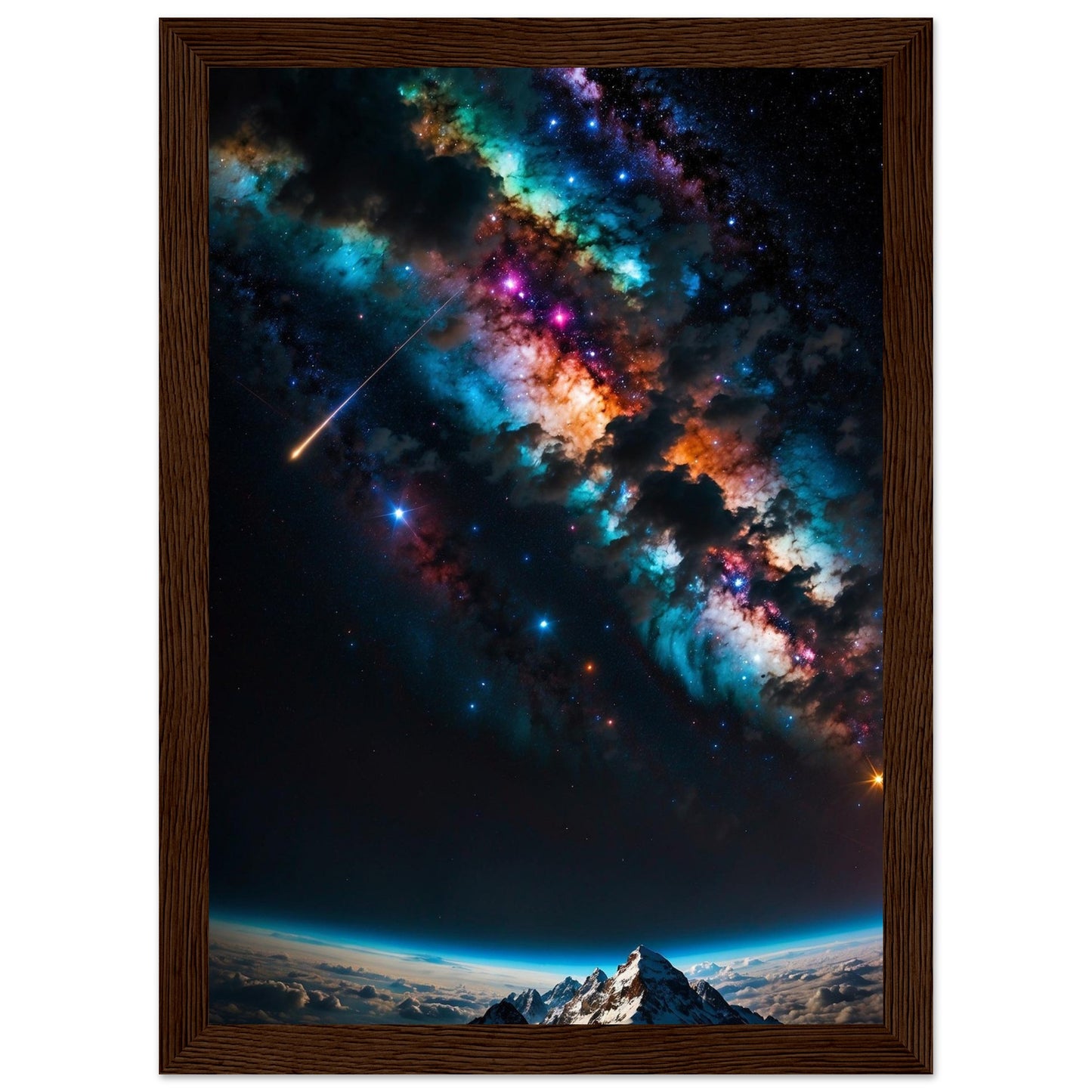 Premium Matte Paper Wooden Framed Poster