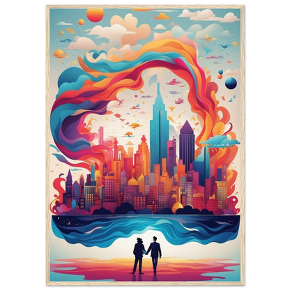 Premium Matte Paper Wooden Framed Poster