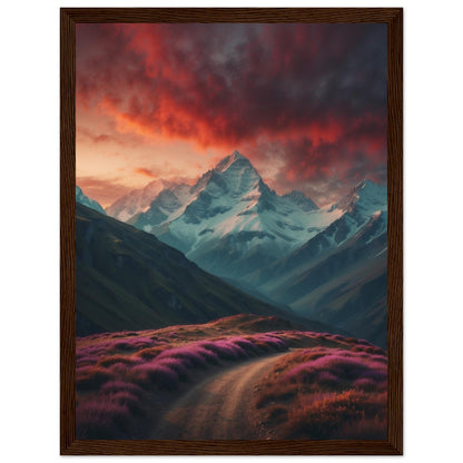 Premium Matte Paper Wooden Framed Poster