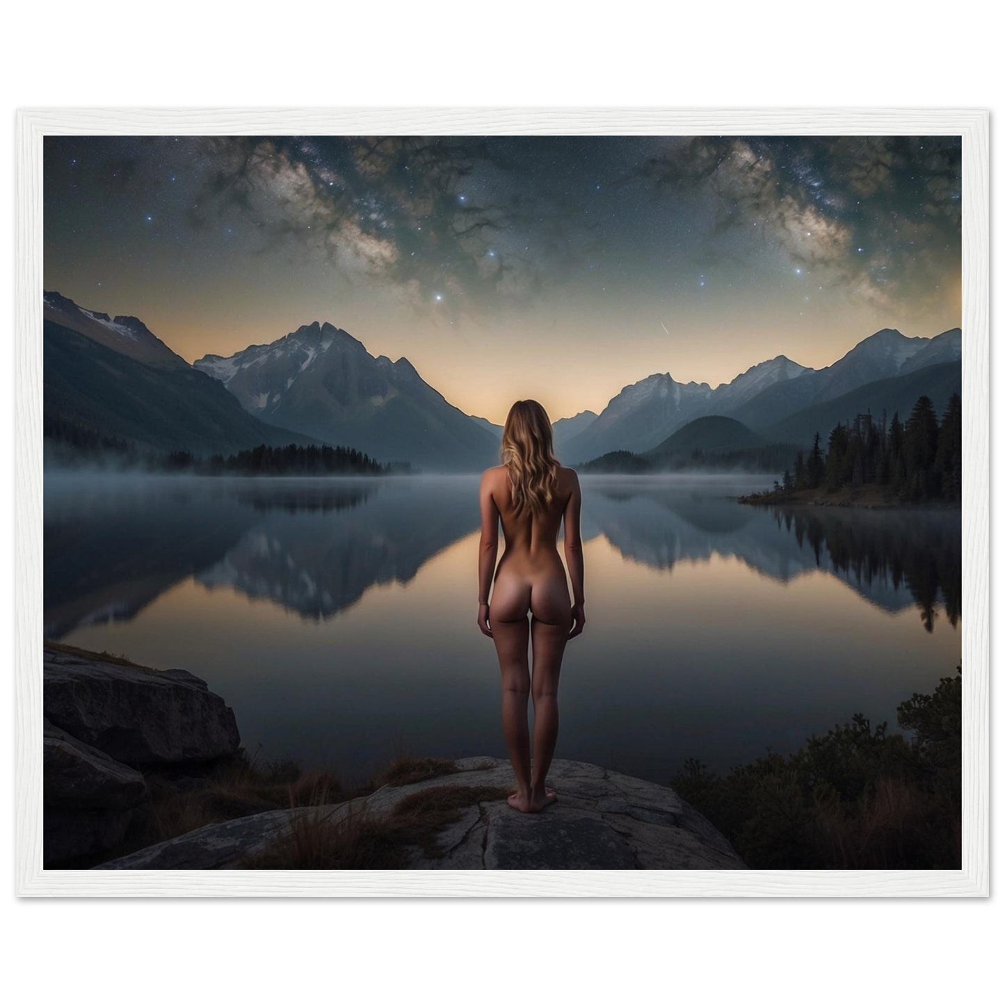 Premium Matte Paper Wooden Framed Poster