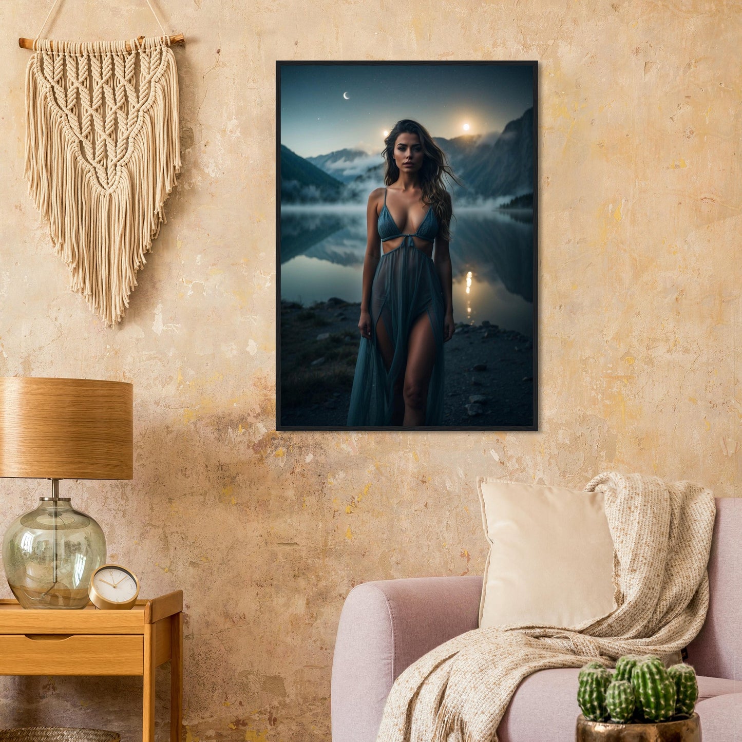 Premium Matte Paper Wooden Framed Poster