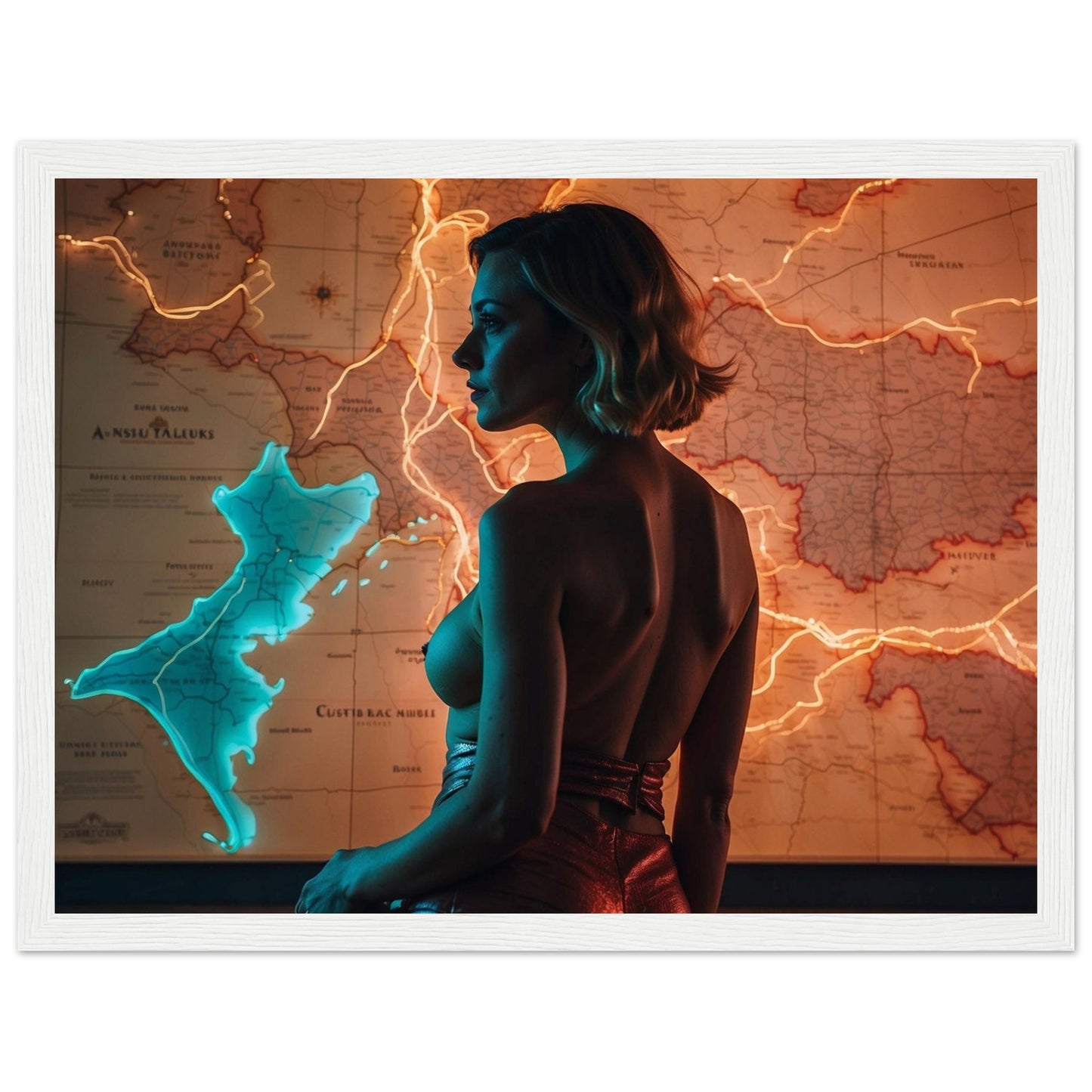 Premium Matte Paper Wooden Framed Poster