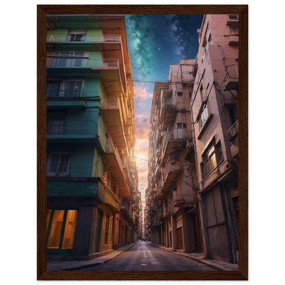 Premium Matte Paper Wooden Framed Poster